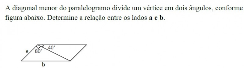 A diagonal do paralelogramo divide um vértice...jpg